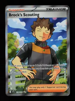 Brock's Scouting 179/159 Ultra Rare Journey Together Pokemon Cards - Image 1