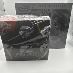 Pokemon Mega Evolution Pitch Black Booster Box and ETB Combo - Factory Sealed - Image 1