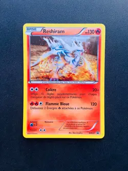 Carte Pokemon Reshiram BW23 HOLO PROMO Noir Et Blanc NEUF - Image 1
