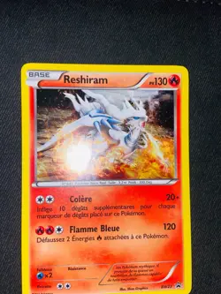 Carte Pokemon Reshiram BW23 HOLO PROMO Noir Et Blanc NEUF - Image 2
