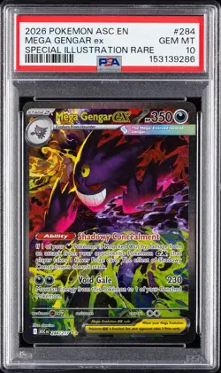 2026 POKEMON ASC EN-ASCENDED HEROES #284 MEGA GENGAR EX PSA 10 - Image 2