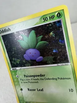 Pokemon TCG Oddish 68/101 Common Hidden Legends Reverse Holo Light play - Image 4
