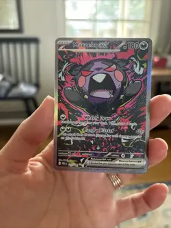 ✨Morpeko ex 117/084 Me05: Pitch Black -Holo- Pokemon- SIR -NM - Image 2