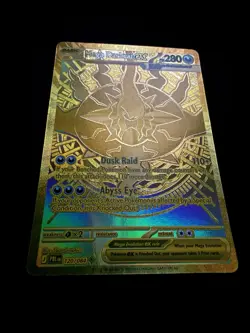 Pokemon TCG Mega Darkrai EX 120/084 280 HP Gold Mega Hyper Rare Pitch Black EN - Image 3