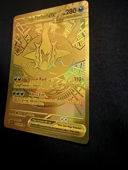Pokemon TCG Mega Darkrai EX 120/084 280 HP Gold Mega Hyper Rare Pitch Black EN - Image 5