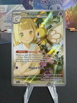 Lillie’s Ribombee 164/159 Journey Together Pokemon Illustration Rare - Image 1