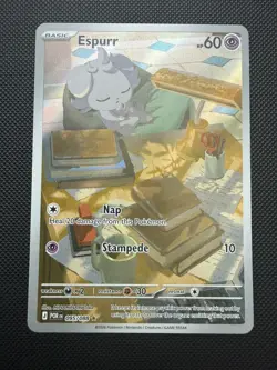 Espurr 095/088 Perfect Order NM Pokemon Card Illustration Rare Pack Fresh - Image 1