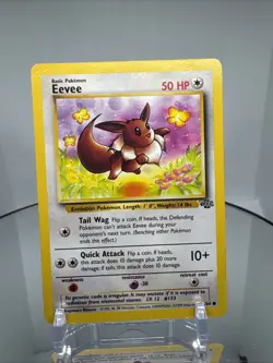 Eevee 51/64 Jungle Unlimited Pokemon Card Vintage WOTC Common - Image 1