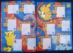 Pokemon Sticker Album Series 1 New + Intact Poster Merlin 1999 - Image 3