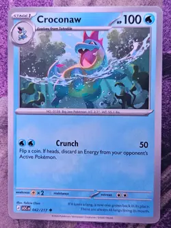 Croconaw 042/217 Uncommon Ascended Heroes Pokemon Near Mint - Image 1