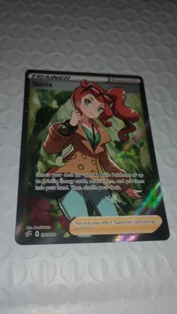 Sonia Trainer Full Art 192/192 Rebel Clash Secret Ultra Rare NM/M - Image 1