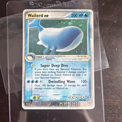 The Pokemon Company Wailord ex 100/100 Sandstorm Holo Ultra Rare Eng 2003 - Image 1
