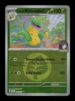 REVERSE HOLO ERIKA'S VICTREEBEL (ENERGY SYMBOL PATTERN) RARE 006/217 NM POKEMON - Image 1