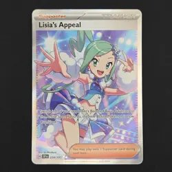Pokemon TCG Card Lisia's Appeal 234/191 Surging Sparks Ultra Rare Full Art - NM - Image 1