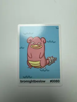 Bromightbeslow (Slowbro) #80 - Gen 1 Pookiemoot Fan Art - Pokemon - Image 1