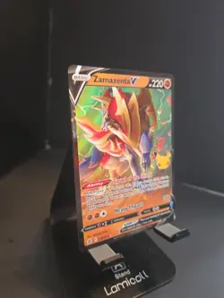 Zamazenta V 018/025 Celebrations Holo Full Art Rare Pokemon Trading Card! TCG - Image 2