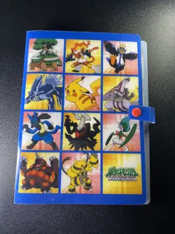 Vintage Pokemon Amada Sticker Card Seal Folder Diamond & Pearl - Image 1