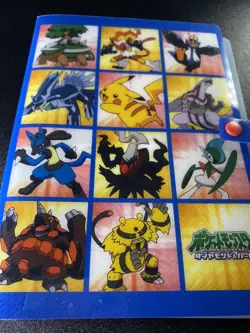 Vintage Pokemon Amada Sticker Card Seal Folder Diamond & Pearl - Image 2