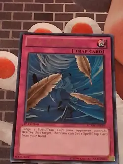 Yugioh Dust Tornado - LCYW-EN095 - 1st Edition Ultra Rare Played - Image 1