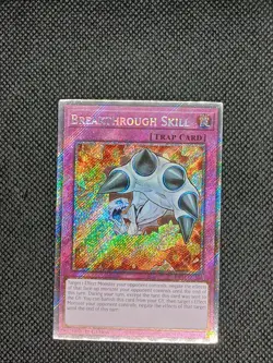 Breakthrough Skill Yugioh RA04-EN202 Platinum Secret Rare PSR NM - Image 1