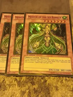 3X Medium of the Ice Barrier HA02-EN012 Hidden Arsenal 2 1st Edition - Image 1