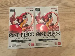 One Piece trading card Game Round 1 Promo Pack X 2 - Image 1