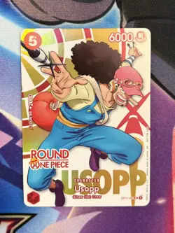 Usopp OP11-003 (ENGLISH) - One Piece x Round 1 Promo Card - Image 1