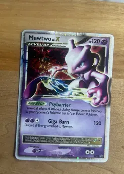 Pokemon Mewtwo LV.X DP28 Black Star Promo Holo 2008 Lp - Image 3