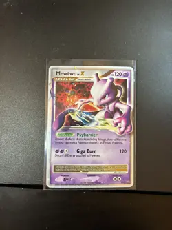 Mewtwo LV.X DP28 - Diamond and Pearl Black Star Promo Holo Pokemon - LP - Image 2