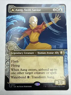 Aang, Swift Savior (Showcase) Avatar: The Last Airbender Regular NM - Image 1