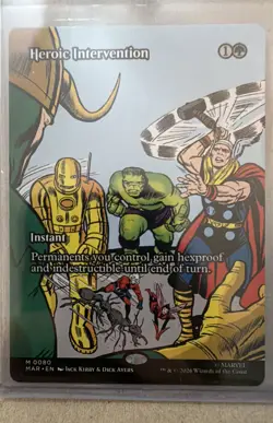 Heroic Intervention (0080) (Borderless) Marvel Universe Eternal-Legal Regular - Image 1