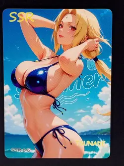 Tsunade Femme Fatale SSR-042 Naruto Waifu Anime Trading Card - Image 1