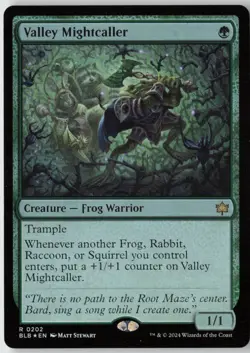 Valley Mightcaller (202) - Foil - Bloomburrow (BLB) - NM - Image 1