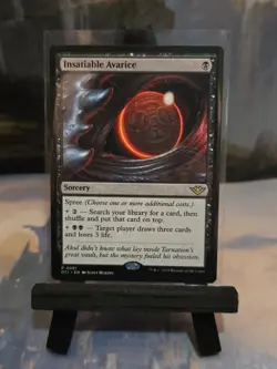 Insatiable Avarice Outlaws of Thunder Junction Regular NM MTG - Image 1