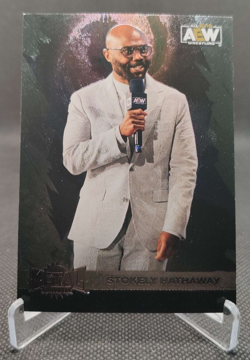 2022 Upper Deck Skybox Metal Universe AEW #78 Stokely Hathaway wrestling card - Image 1