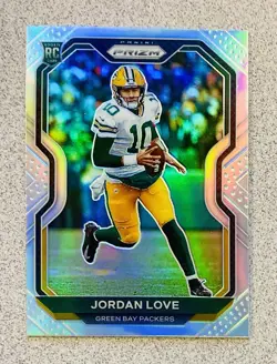 2020 Panini Prizm #363 Jordan Love Rookie RC Silver Prizm Packers - Image 1