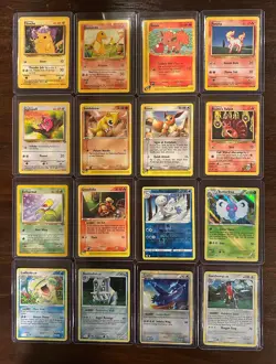 Pokemon Lot 16 Cards (5 Holo) Butterfree Latios Garchomp Pikachu Eevee Vintage - Image 1