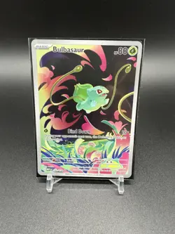 Pokemon TCG Mega Evolution Bulbasaur Illustration Rare Card 133/132 - Image 1