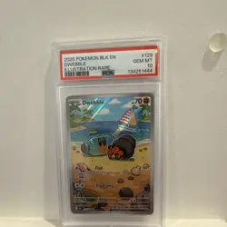2025 Pokemon Black Bolt Dwebble Illustration Rare #129/086 PSA 10 GEM MINT - Image 1