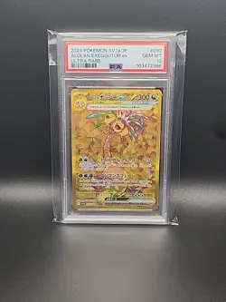 2024 Pokemon Japanese SV7a Alolan Exeggutor ex Ultra Rare PSA 10 Gem Mint #92 - Image 1