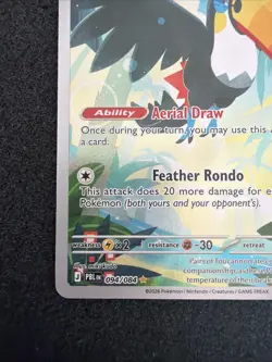Toucannon 094/084 Illistration Rare- Pitch Black -Holo Pokemon TCG NM #LA2 - Image 5
