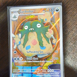 Pokemon TCG Garbodor 141/086 Sv: White Flare Holo Illustration Rare Eng HP140 - Image 1