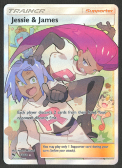 Pokemon TCG: Jesse & James 68/68 Hidden Fates Full Art Trainer - Image 1
