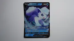 ALOLAN VULPIX V 033/195 HOLO V RARE SILVER TEMPEST POKEMON NM/M - Image 1
