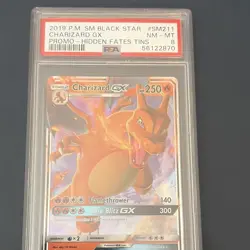 The Pokemon Company 2019 SM Black Star Promo Charizard GX Holo SM211 PSA 8 - Image 1