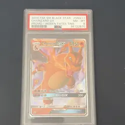 The Pokemon Company 2019 SM Black Star Promo Charizard GX Holo SM211 PSA 8 - Image 2