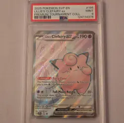 Lillie's Clefairy ex SVP #195 PSA 9 2025 English Holo Promo - Image 1
