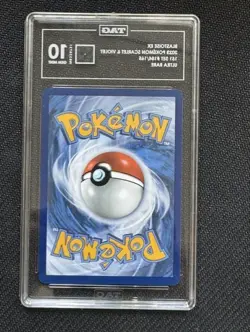 Pokemon Blastoise Ex 184/165 Scarlet & Violet: 151 Ultra Rare TAG 10 Gem Mint - Image 2