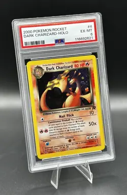 2000 Pokemon Rocket Dark Charizard Holo 4/82 - Image 2