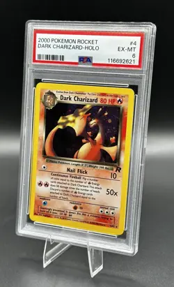 2000 Pokemon Rocket Dark Charizard Holo 4/82 - Image 3